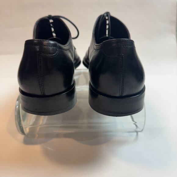 Ferragamo - Cap-Toe Black Leather Oxford main image 5